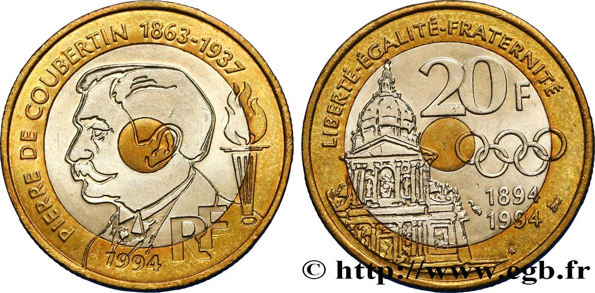 Valeur Pièce De 20 Centimes De Franc 1994