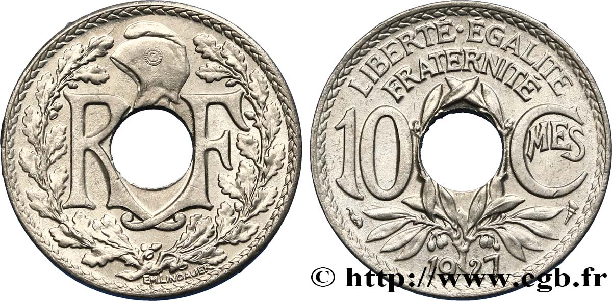10 centimes Lindauer 1927  F.138/14 SPL63 