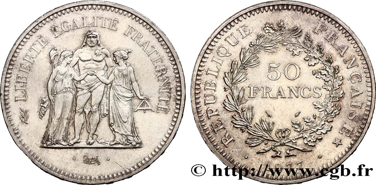 50 francs Hercule 1977  F.427/5 SPL 