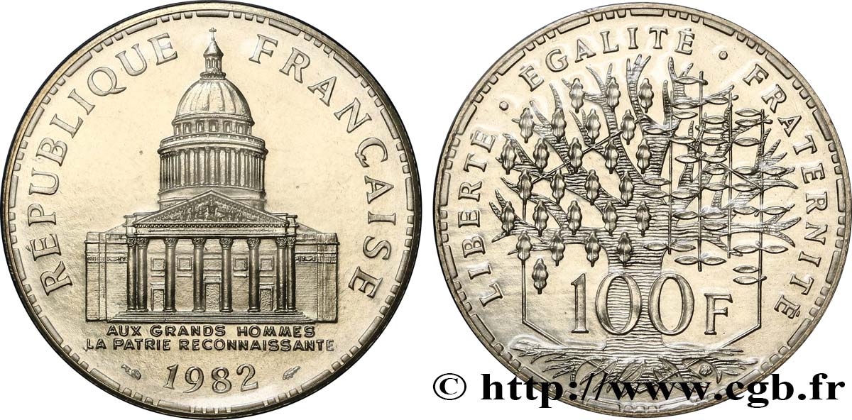 100 francs Panthéon 1982  F.451/2 FDC68 
