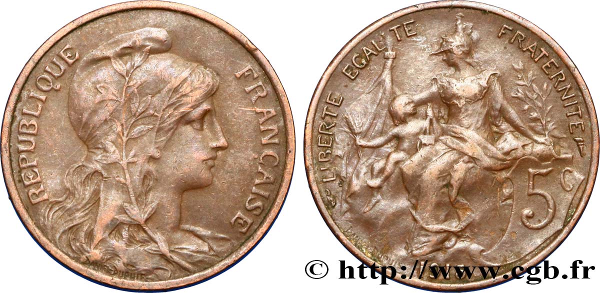 5 centimes Daniel-Dupuis 1915  F.119/27 BB48 