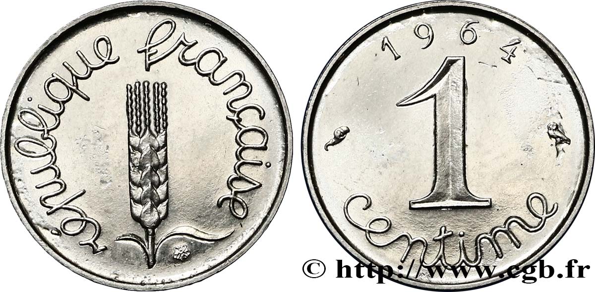 1 centime Épi 1964 Paris F.106/8 SPL 
