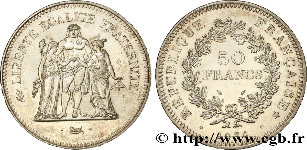 50 francs Hercule 1974  F.427/2 BB 