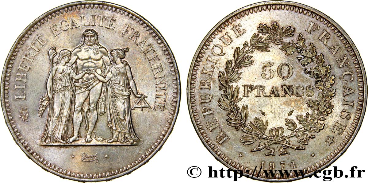 50 francs Hercule 1974  F.427/2 BB 