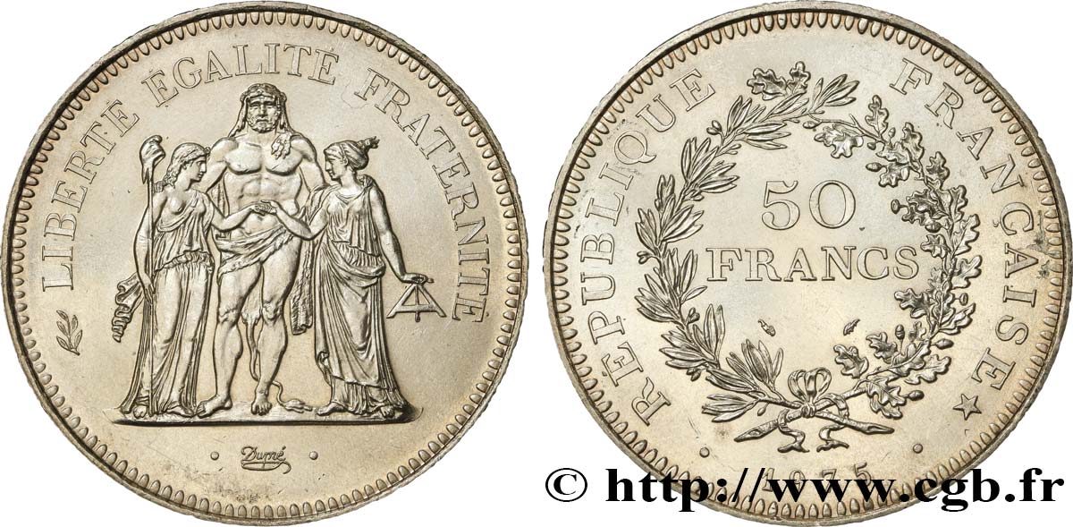 50 francs Hercule 1975  F.427/3 EBC 