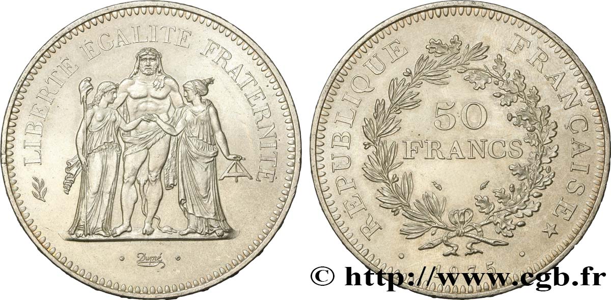 50 francs Hercule 1975  F.427/3 MBC 