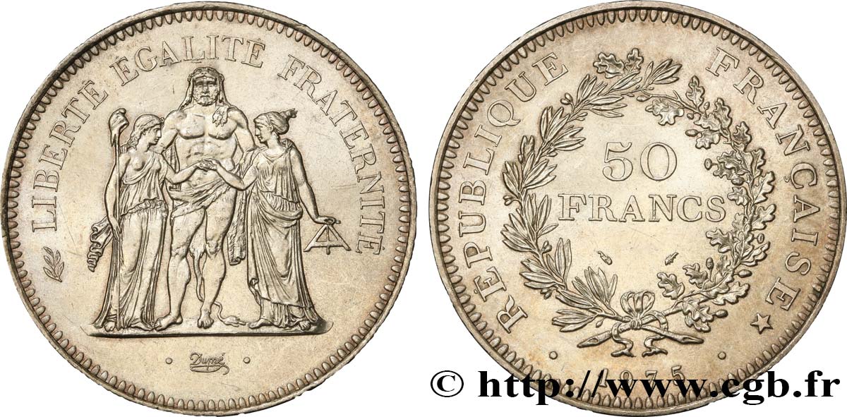 50 francs Hercule 1975  F.427/3 SS 