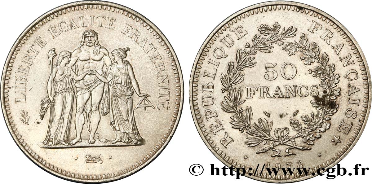 50 francs Hercule 1976  F.427/4 AU 