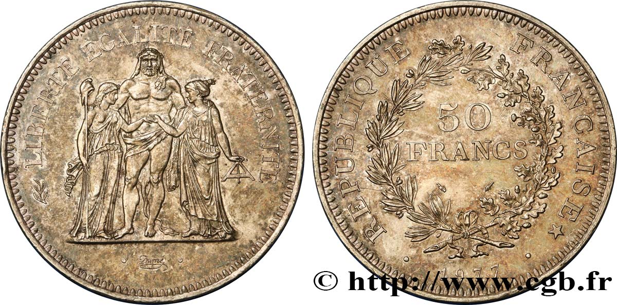 50 francs Hercule 1977  F.427/5 EBC 
