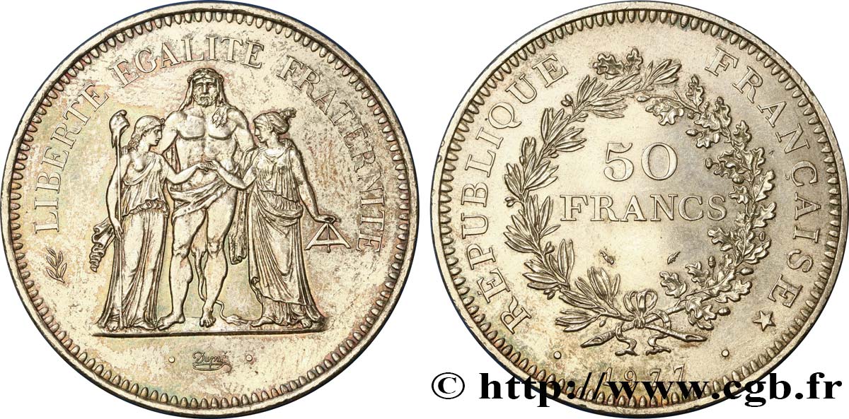 50 francs Hercule 1977  F.427/5 BB 