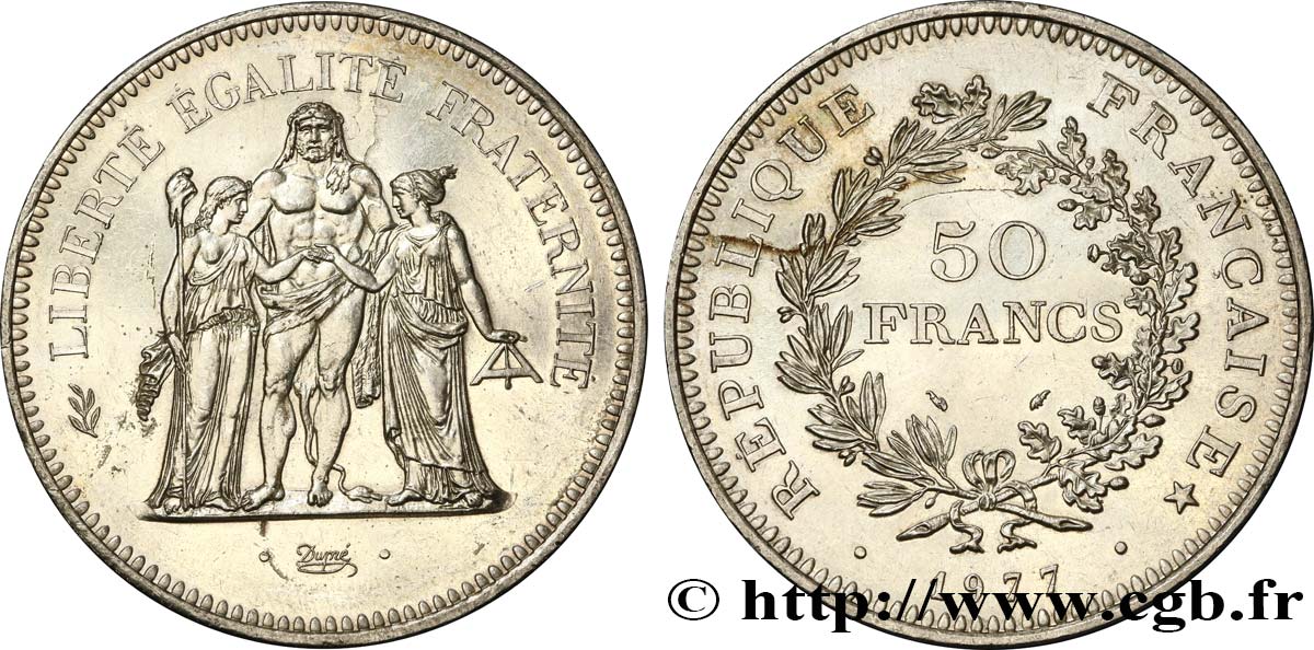 50 francs Hercule 1977  F.427/5 MBC 