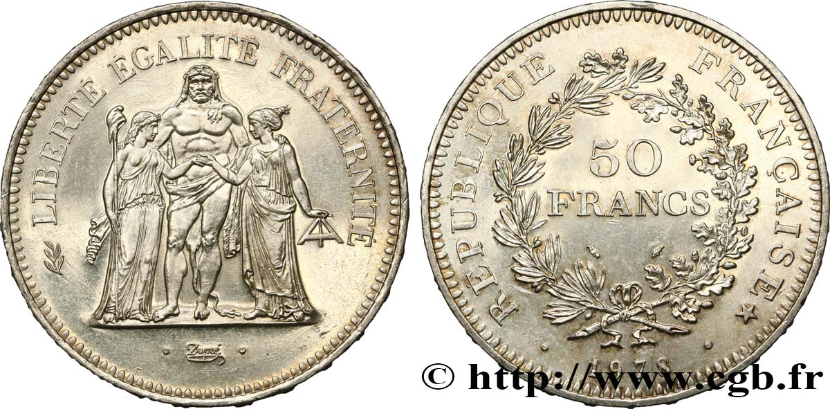 50 francs Hercule 1978  F.427/6 TTB 