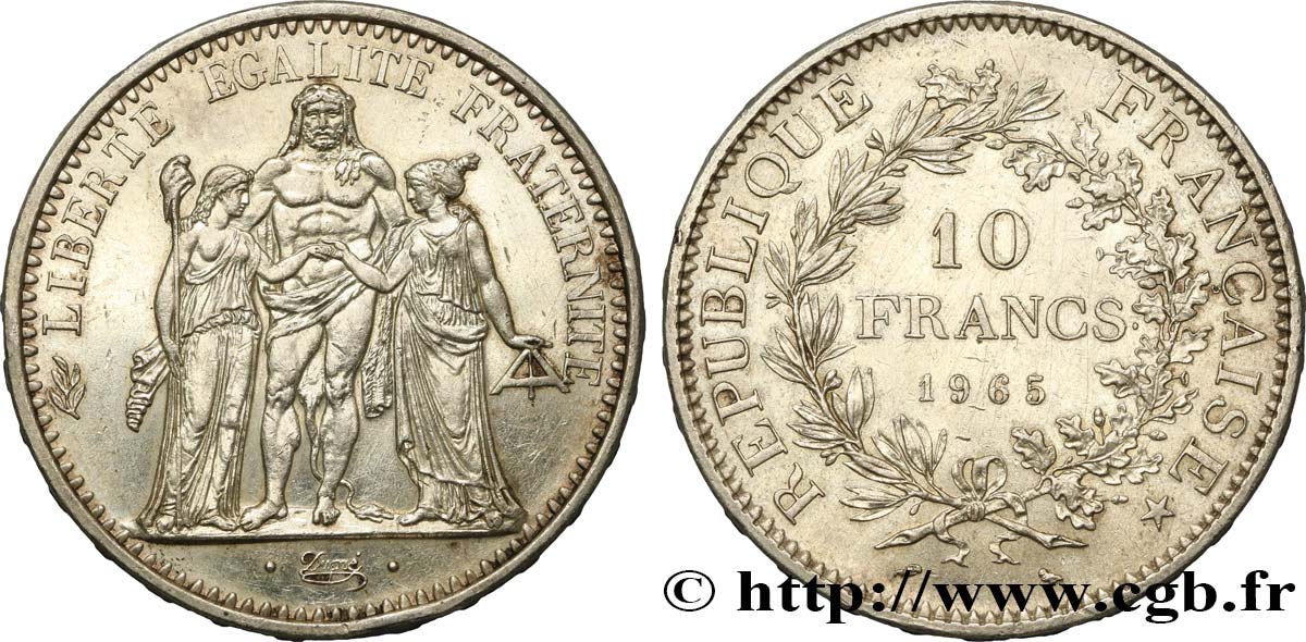 10 francs Hercule 1965  F.364/3 BB 