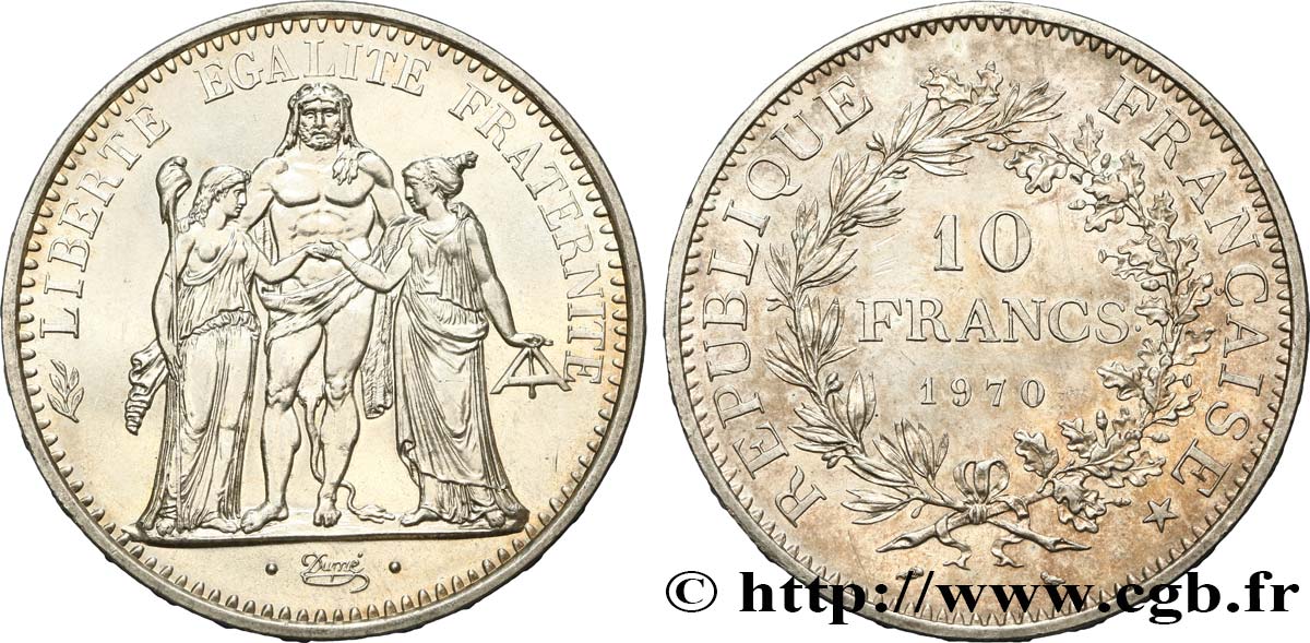 10 francs Hercule 1970  F.364/9 SUP 