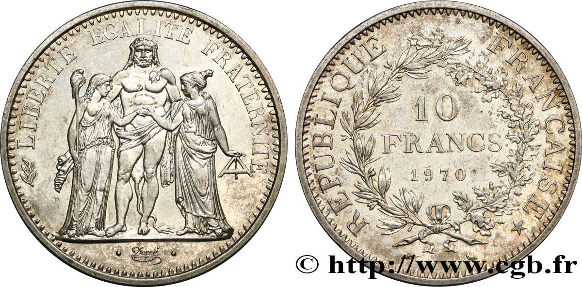 10 francs Hercule 1970  F.364/9 TTB 