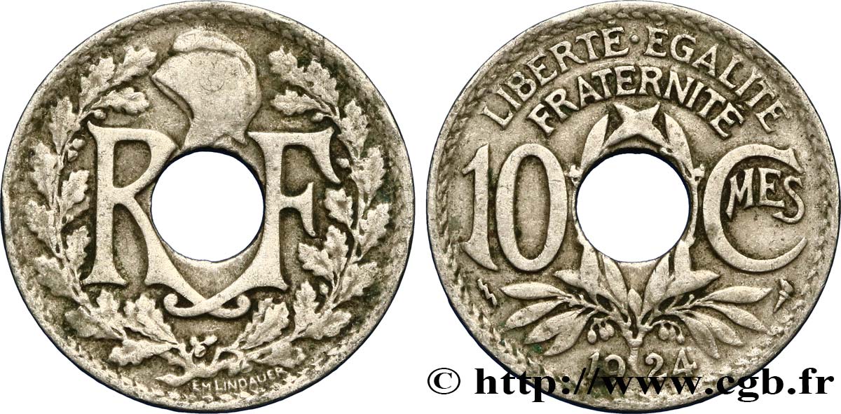 10 centimes Lindauer 1924 Poissy F.138/11 BC25 
