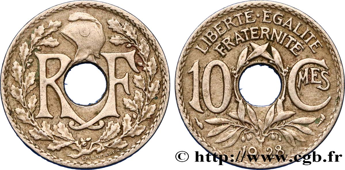 10 centimes Lindauer 1928  F.138/15 TB15 