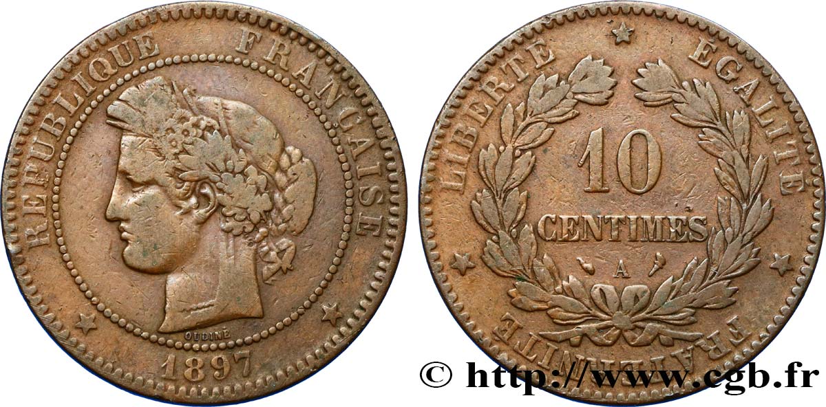 10 centimes Cérès 1897 Paris F.135/44 BB40 