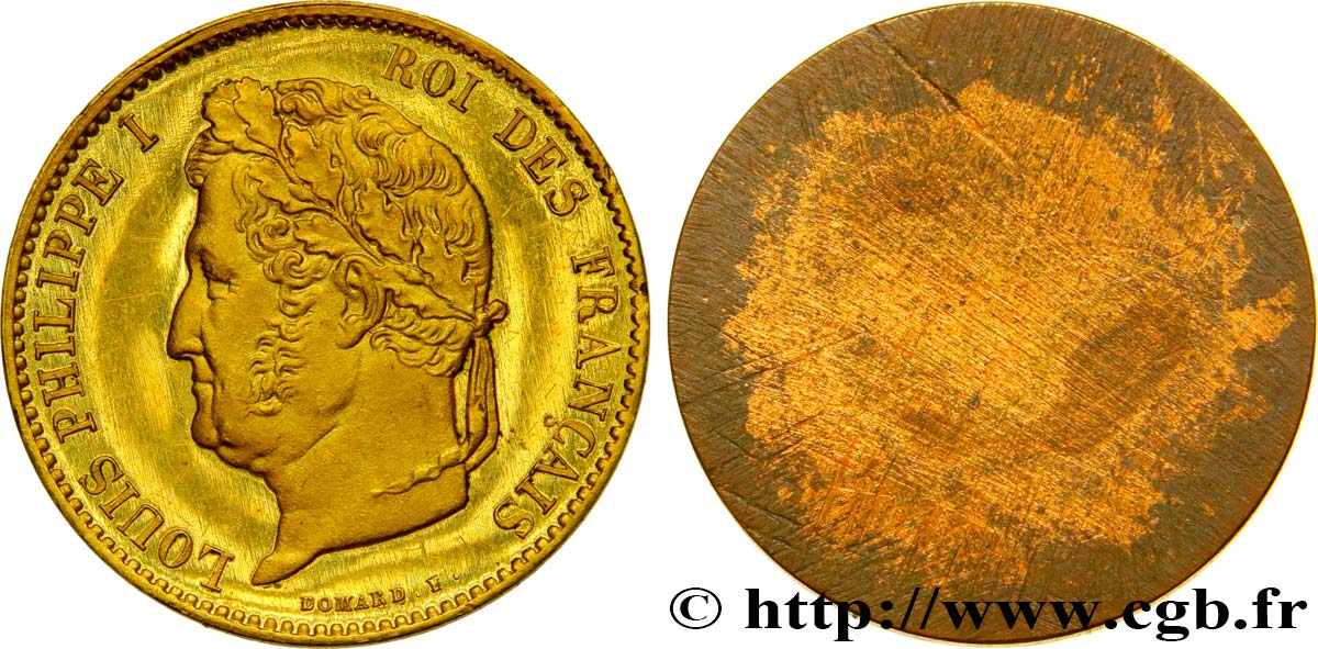 Essai Uniface de 10 francs en bronze doré n.d. Paris VG.2760  SPL62 