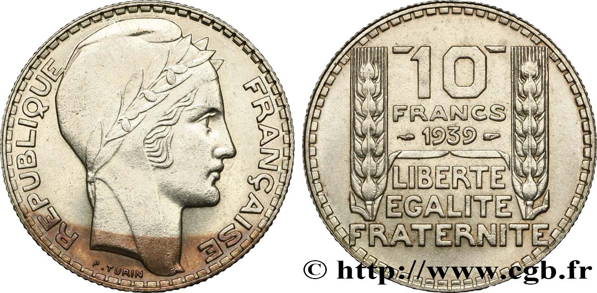 10 francs Turin 1939  F.360/10 BB52 