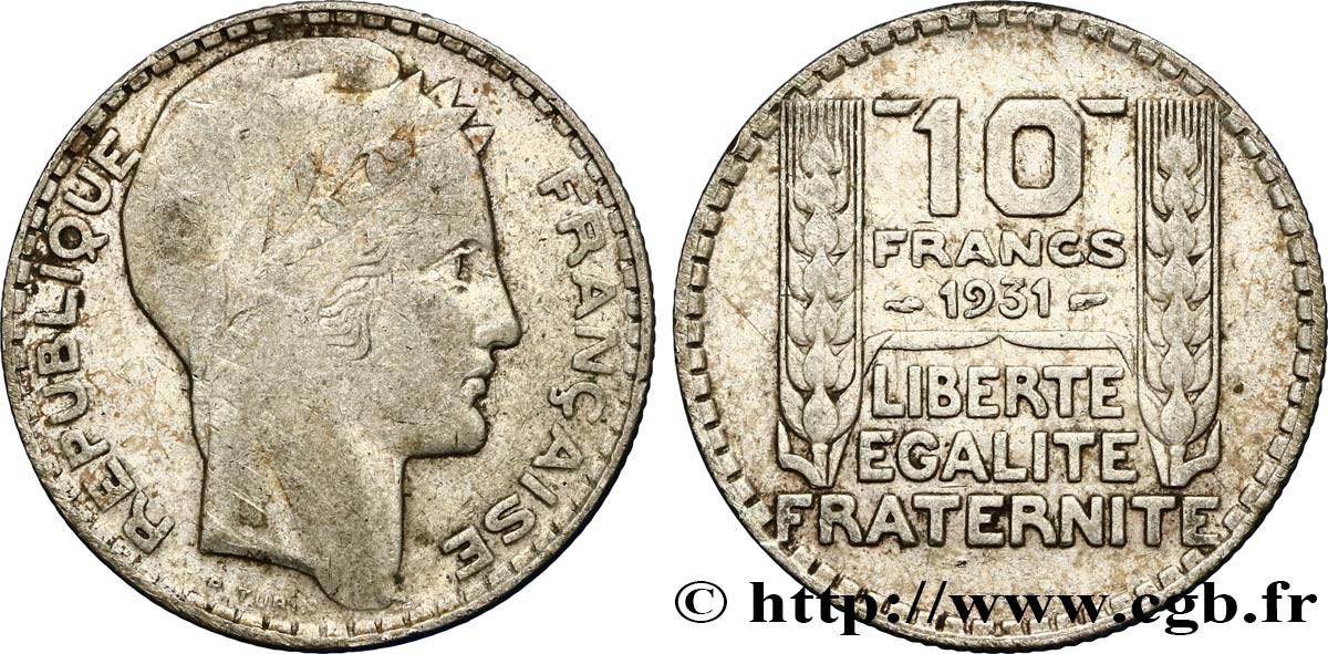10 francs Turin 1931  F.360/4 MB25 