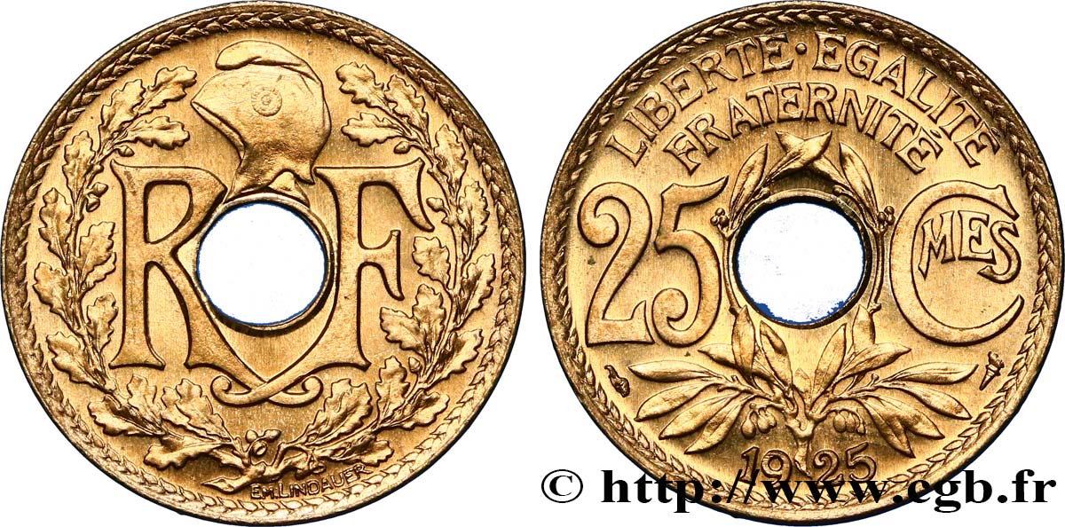 25 centimes Lindauer 1925  F.171/9 ST65 
