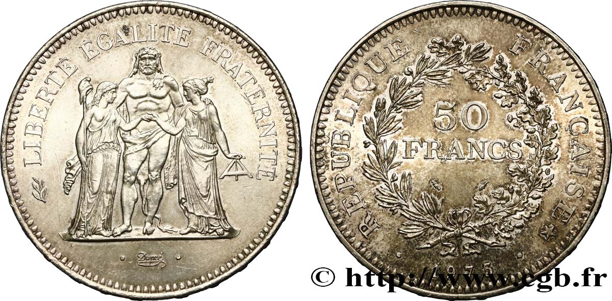 50 francs Hercule 1975  F.427/3 VZ62 