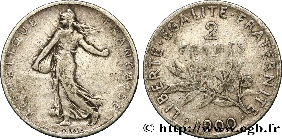 2 francs Semeuse 1900  F.266/4 TB18 