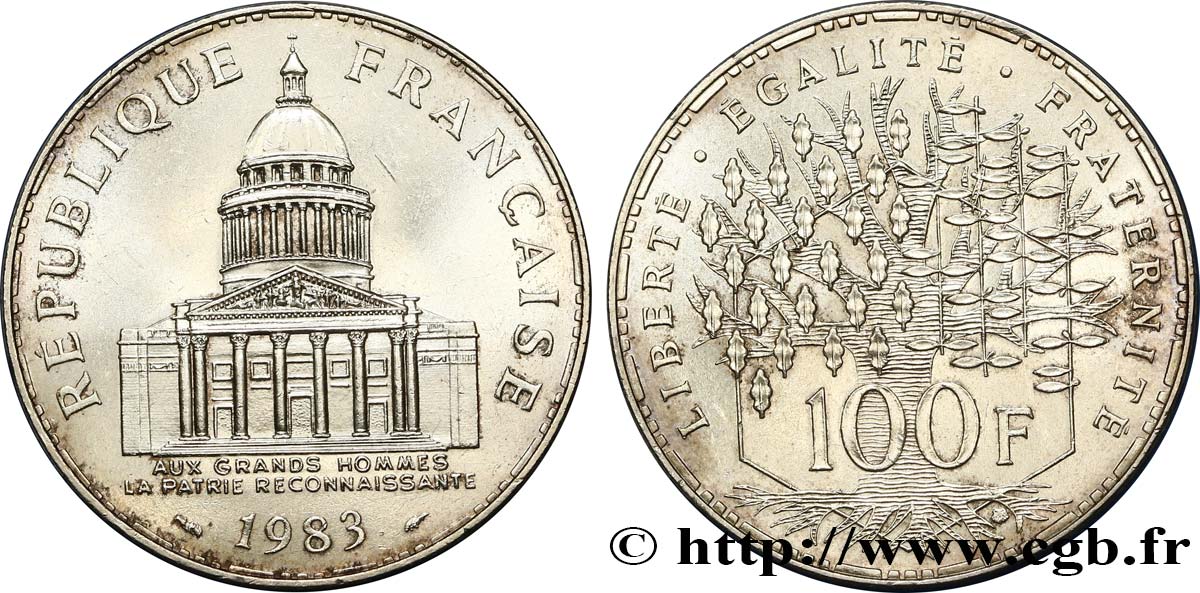 100 francs Panthéon 1983  F.451/3 SPL60 