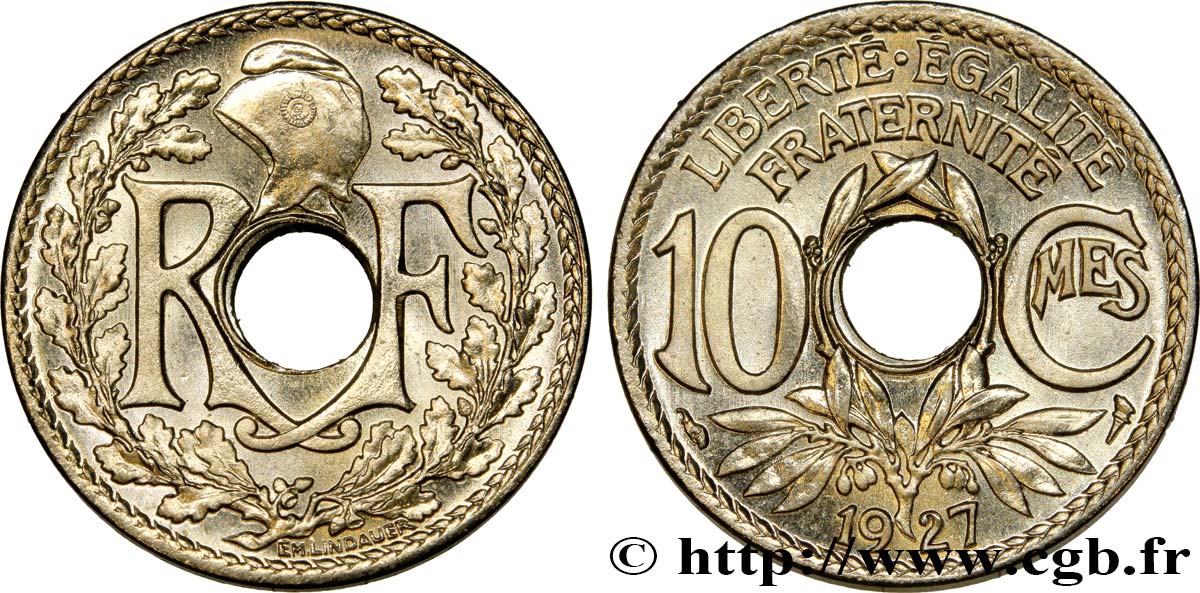 10 centimes Lindauer 1927  F.138/14 FDC65 