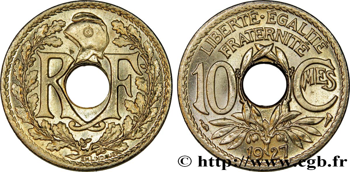 10 centimes Lindauer 1927  F.138/14 MS63 