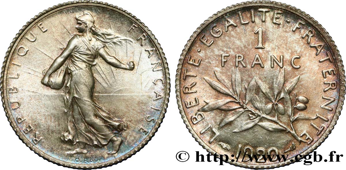 1 franc Semeuse 1920 Paris F.217/26 FDC66 