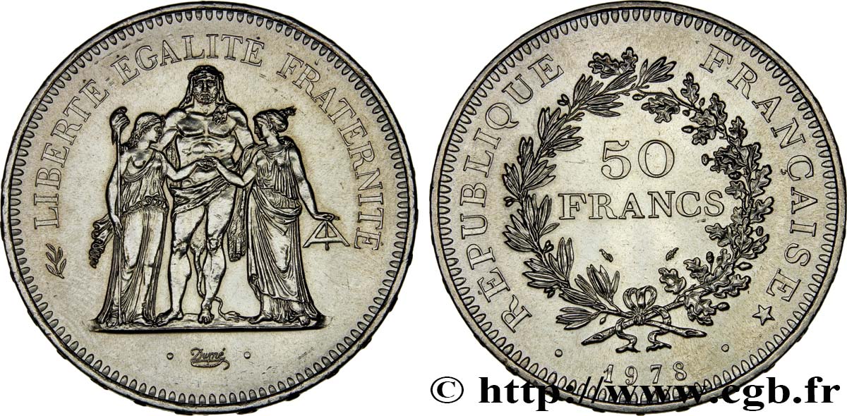 50 francs Hercule 1978  F.427/6 VZ+ 