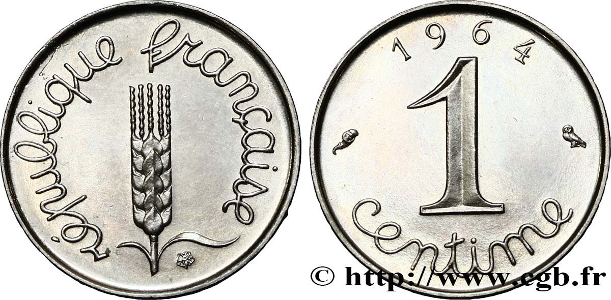 1 centime Épi 1964 Paris F.106/8 FDC65 