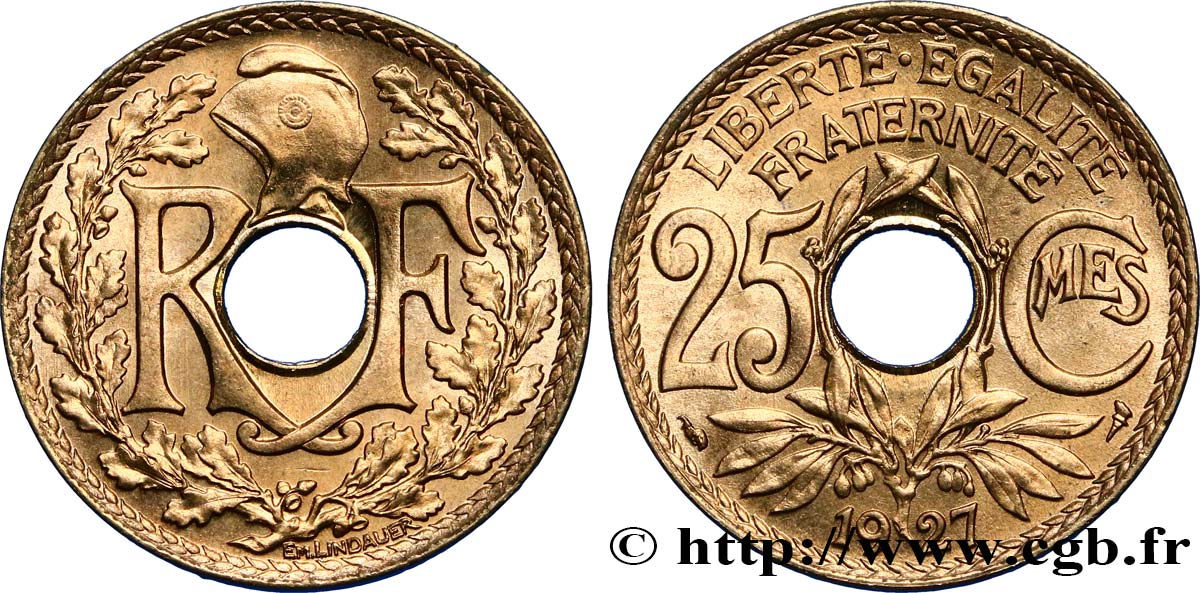 25 centimes Lindauer 1927  F.171/11 SC63 
