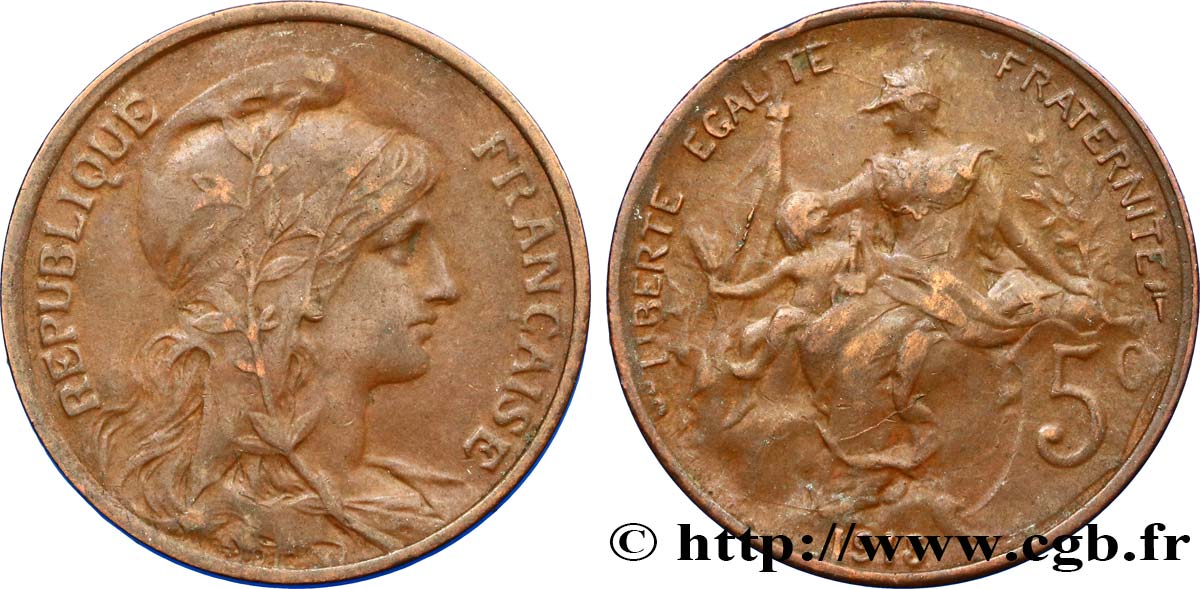 5 centimes Daniel-Dupuis 1915  F.119/27 MBC48 