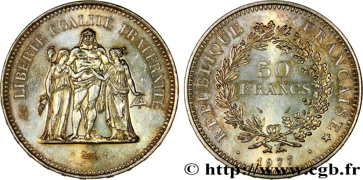 50 francs Hercule 1977  F.427/5 SPL+ 