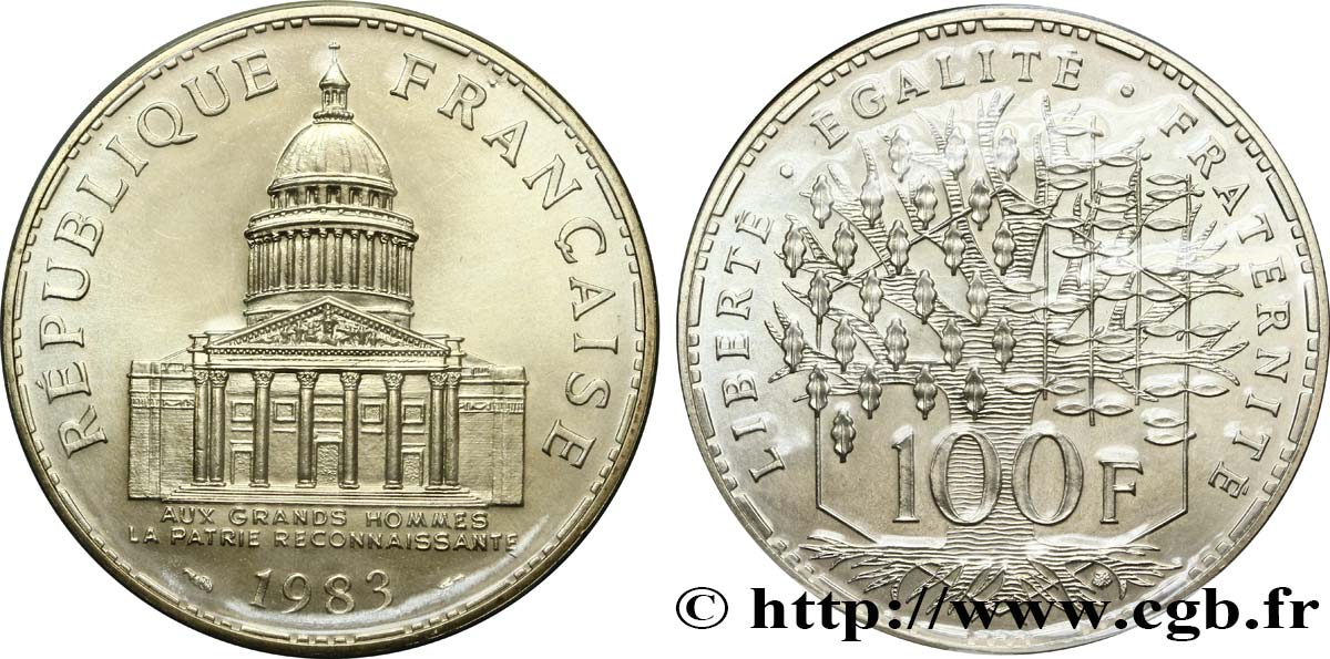 100 francs Panthéon 1983  F.451/3 FDC68 