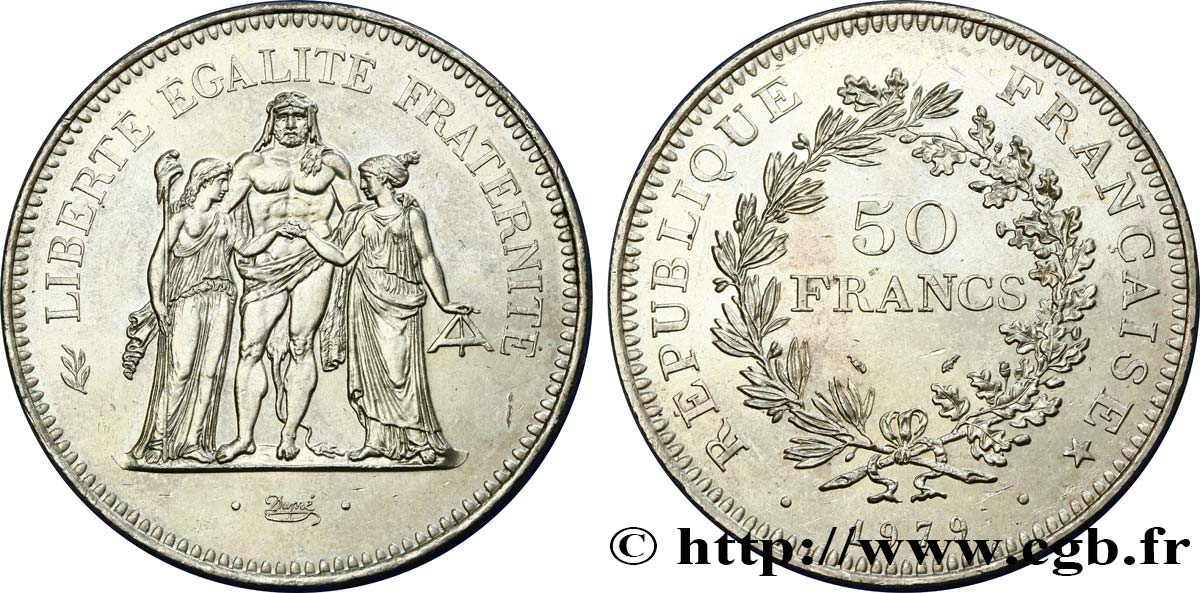 50 francs Hercule 1979  F.427/7 VZ60 