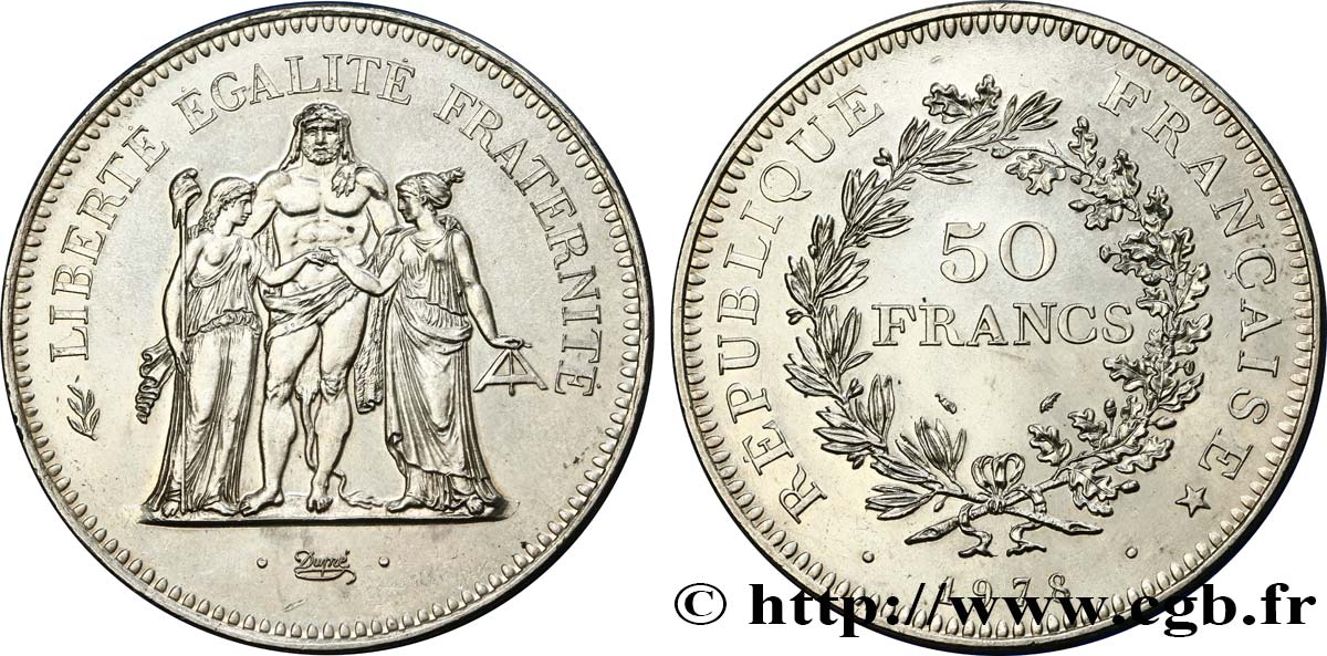 50 francs Hercule 1978  F.427/6 VZ+ 