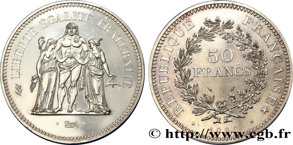 50 francs Hercule 1980  F.427/8 EBC 