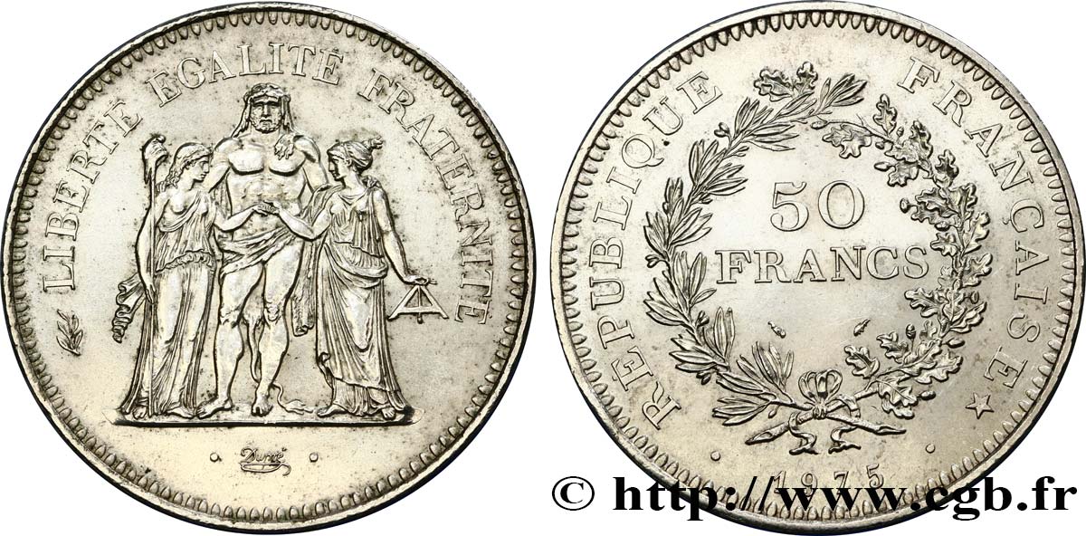 50 francs Hercule 1975  F.427/3 SPL 