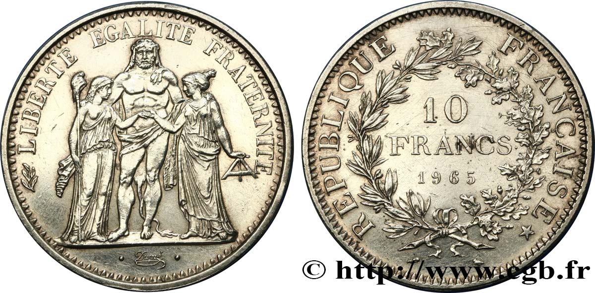 10 francs Hercule 1965  F.364/3 MBC+ 