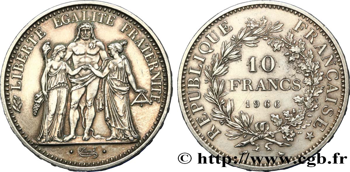 10 francs Hercule 1966  F.364/4 TTB+ 