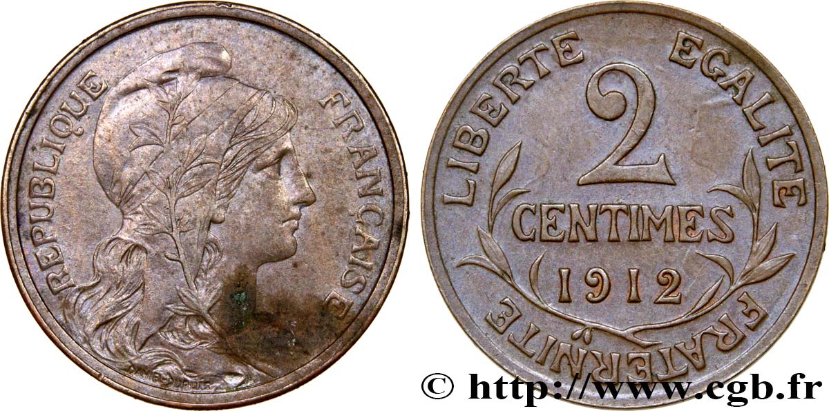 2 centimes Daniel-Dupuis 1912 Paris F.110/15 MBC48 