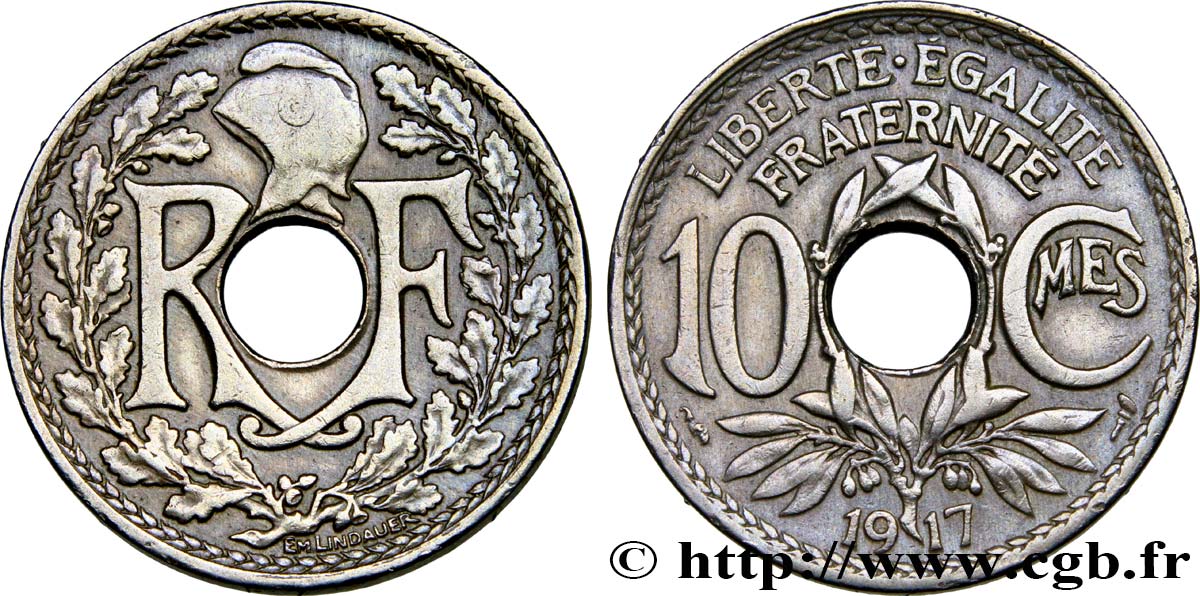 10 centimes Lindauer 1932  F.138/1 XF40 