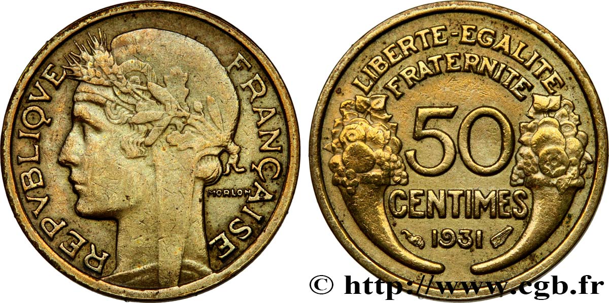 50 centimes Morlon 1931  F.192/5 VF35 