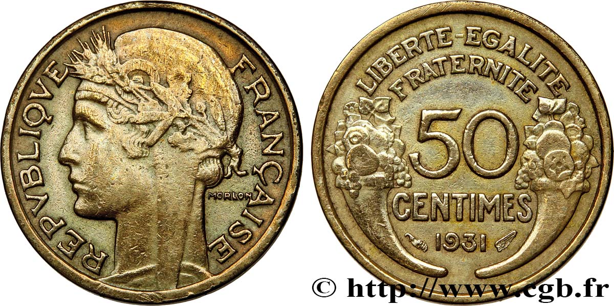 50 centimes Morlon 1931  F.192/5 TB30 