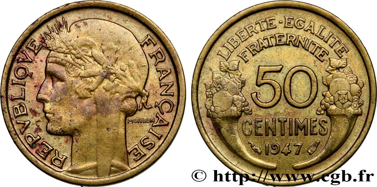 50 centimes Morlon 1947  F.192/19 TTB45 
