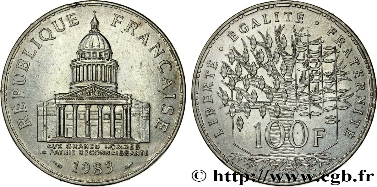 100 francs Panthéon 1983  F.451/3 TTB52 